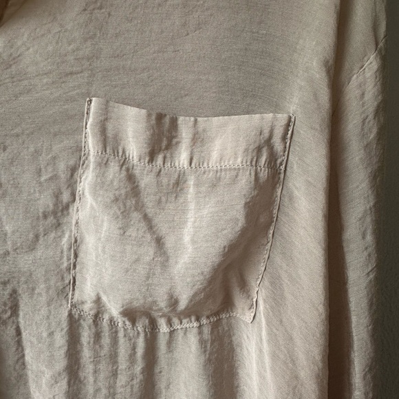 By Together Long Sleeve Button Up Blouse Shirt - Picture 10 of 14